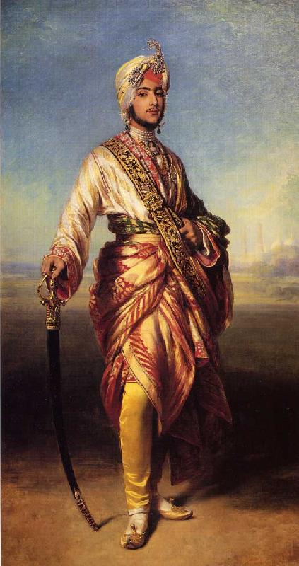 Franz Xaver Winterhalter The Maharajah Duleep Singh Germany oil painting art